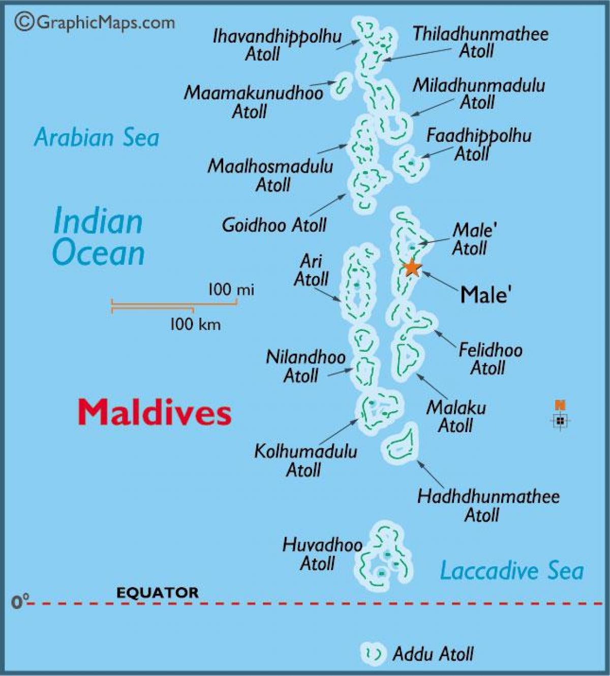 baa atoll maldives kaart